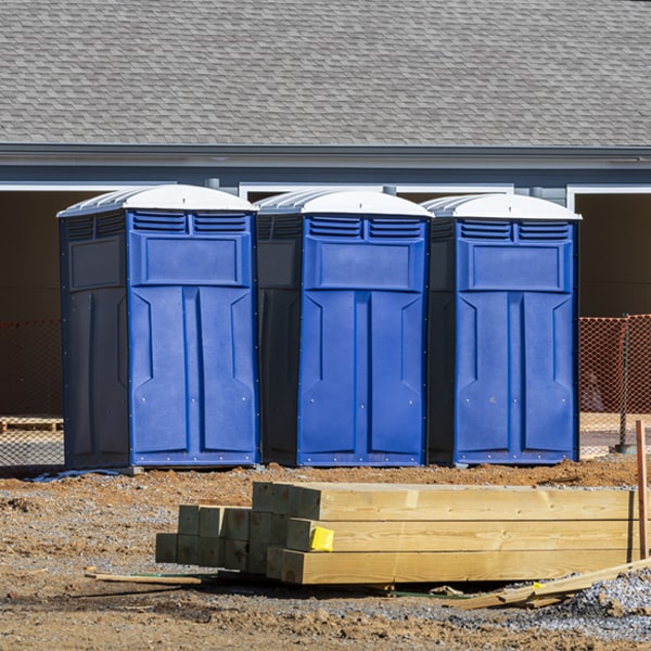 how can i report damages or issues with the portable restrooms during my rental period in Colbert WA